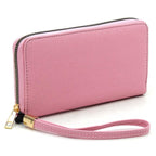 Saffiano Zip Around Wallet Wristlet