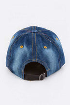 Vegas Baby Pave Stone Denim Cap
