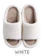 Open toe novelty slippers
