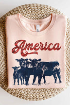 AMERICAN CATTLE T-SHIRT PLUS SIZE