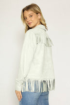 Western fringe jacket