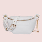 Twist Tassel Zipper Sling Chain Crossbody Bag