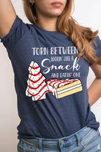 Torn Between Lookin Like a Snack and Eatin One Women’s Tee T-Shirt