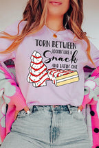 Torn Between Lookin Like a Snack and Eatin One Women’s Tee T-Shirt