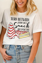 Torn Between Lookin Like a Snack and Eatin One Women’s Tee T-Shirt