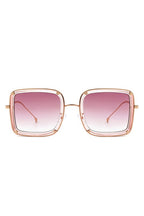 Classic Square Retro Tinted Fashion Sunglasses