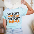 Witchy Mama Lightning Bolt Front & Back  Tee