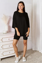 Three-Quarter Sleeve Top - Soft Rayon - Everyday Essential