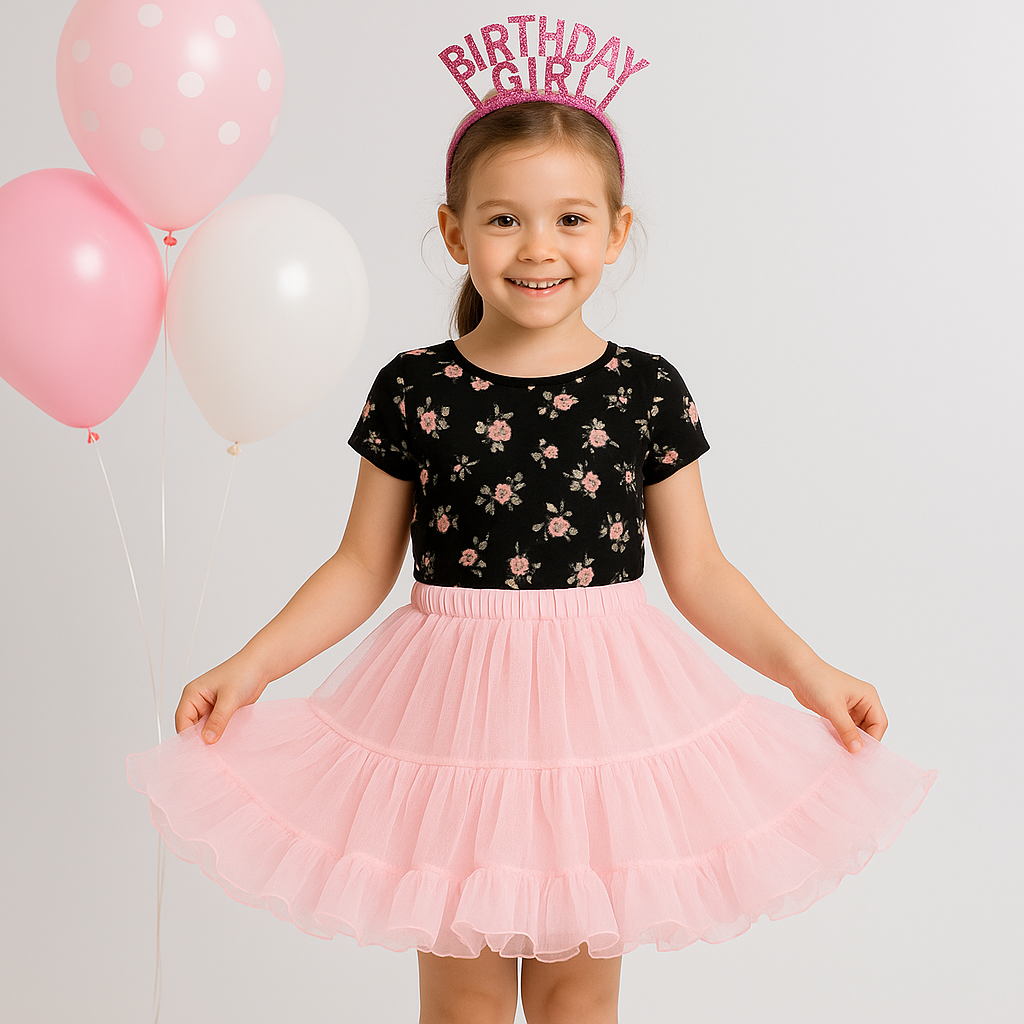 Malco Modes Girls Petticoat Crinoline Underskirt â?? Fluffy Puffy Princess Tutu Slip | Flower Girl, Birthday Party, Ballet, Halloween Costume Dress-Up