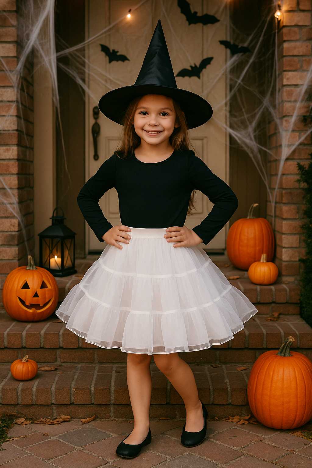 Malco Modes Girls Petticoat Crinoline Underskirt â?? Fluffy Puffy Princess Tutu Slip | Flower Girl, Birthday Party, Ballet, Halloween Costume Dress-Up