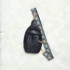 Mylah Crossbody Sling Vegan Leather Handbag