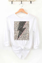 LEOPARD LIGHTNING LONG SLEEVE TEE