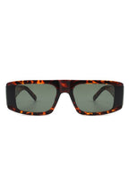 Rectangle Flat Top Retro Fashion Sunglasses