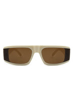 Rectangle Flat Top Retro Fashion Sunglasses