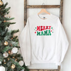 Merry Mama Stars Graphic Sweatshirt