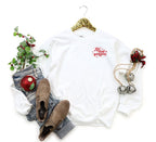 Embroidered Tis The Season Graphic Sweatshirt