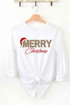 MERRY CHRISTMAS LONG SLEEVE TEE