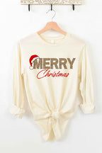 MERRY CHRISTMAS LONG SLEEVE TEE