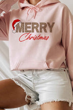 MERRY CHRISTMAS GRAPHIC HOODIE