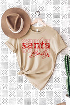 SANTA BABY CHRISTMAS GRAPHIC Tee T-Shirt / T-SHIRT