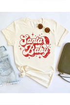 SANTA BABY CHRISTMAS GRAPHIC T-SHIRT