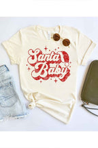 SANTA BABY CHRISTMAS T-SHIRT PLUS SIZE