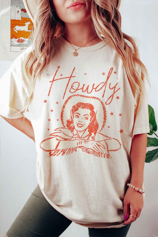 HOWDY COWGIRL GRAPHIC Tee T-Shirt / T-SHIRT
