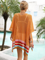 Miss Sparkling Open knit cover up