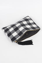 Buffalo Check Large Envelope Clutch