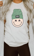 Lucky Clover Smiley with Beanie PLUS Graphic Tee