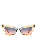 Irregular Wavy Fashion Cat Eye Sunglasses