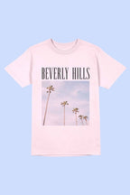 BEVERLY HILLS PHOTOGRAPH Tee T-Shirt PLUS SIZE