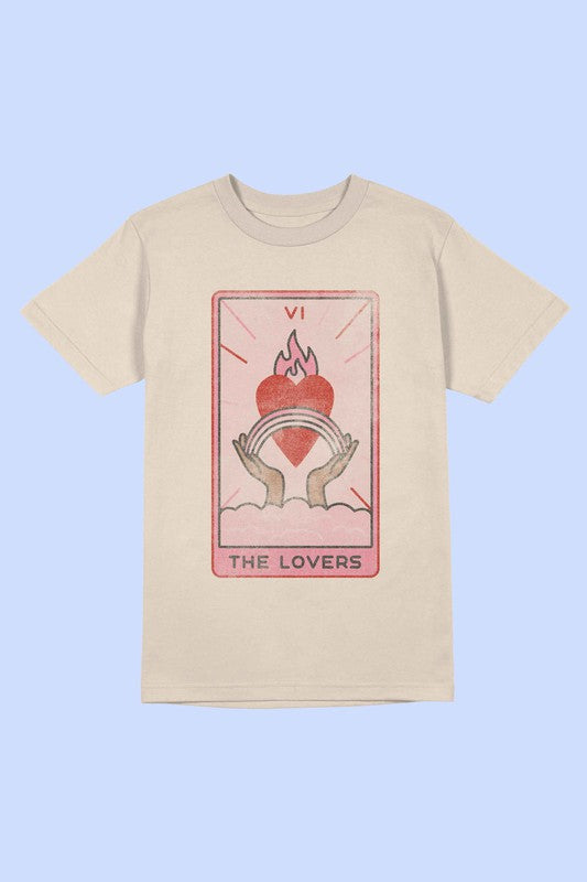 THE LOVERS TARROT Tee T-Shirt PLUS SIZE