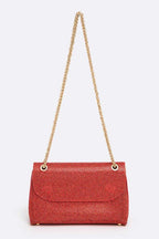 Rhinestone All Over Iconic Shoulder Bag