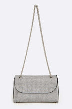 Rhinestone All Over Iconic Shoulder Bag