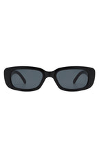 Rectangle Narrow Retro Fashion Slim Sunglasses