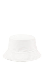 Short Brim Solid Canvas Cotton Bucket Hat
