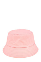 Short Brim Solid Canvas Cotton Bucket Hat
