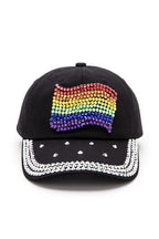 Pride Rainbow Patch Stone Iconic Denim Cap