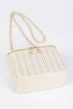 Straw Cosmetic Box Swing Bag