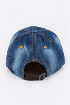 Soccer Mom Hot Fixed Denim Cap