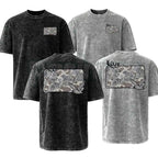 Deer & Mallard Duck Camo T-Shirt – Retro Wildlife Hunting Graphic Tee, Vintage Washed Lightweight Cotton Outdoor Unisex Top