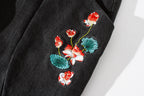 KH7121 Flowers Embroidery Joggers