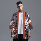 K19 Red Samurai Kimono