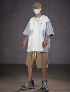 HiT38 Double Patchwork I-Tech Tee