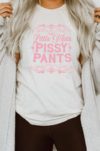 Little Miss Pissy Pants Ornamental Graphic Tee T-Shirt
