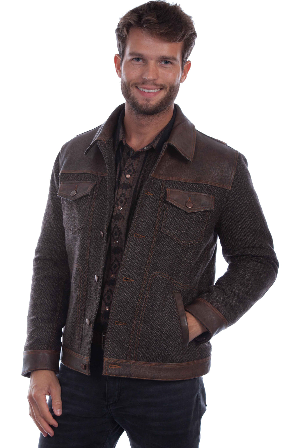 MEN'S BUTTON UP JACKET