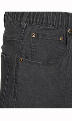 Men's Pull-On Denim and Twill Pants — Elastic Waist Easy Fit