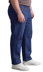Men's Pull-On Denim and Twill Pants — Elastic Waist Easy Fit