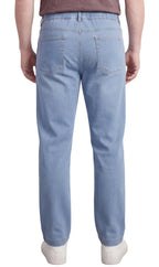 Men's Pull-On Denim and Twill Pants — Elastic Waist Easy Fit